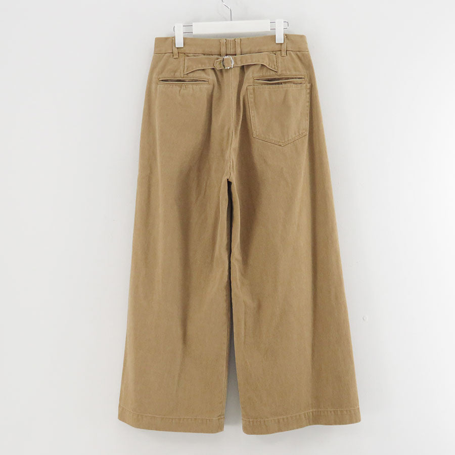 【DAIRIKU/ダイリク】<br>”D”Buckle Super Wide Chino Pants <br>25AWCP2