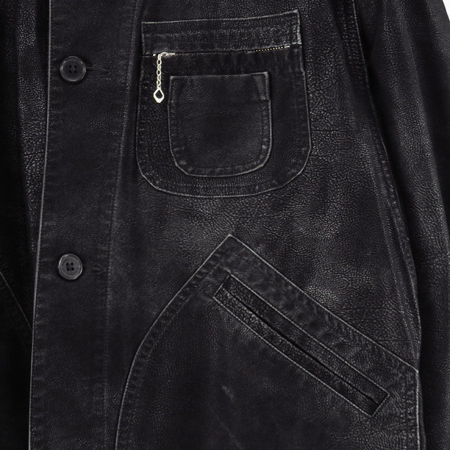 【DAIRIKU/ダイリク】<br>Artificial Leather Hunting Jacket <br>25AWJ1