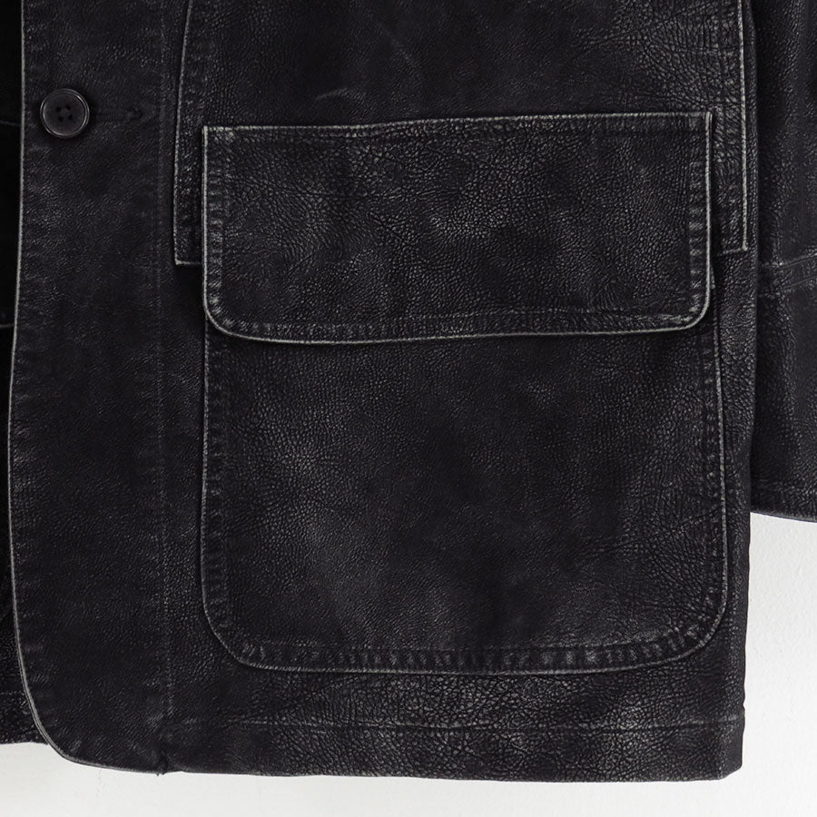 【DAIRIKU/ダイリク】<br>Artificial Leather Hunting Jacket <br>25AWJ1