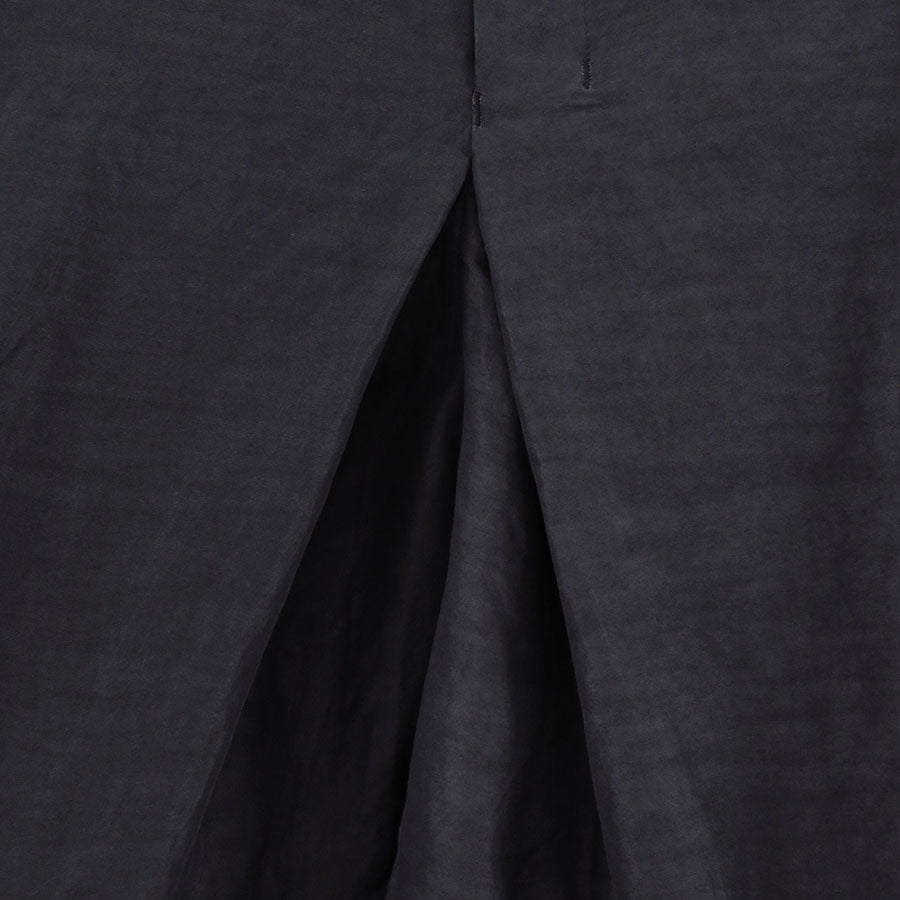 【nonnotte/ノノット】<br>Draping Crotch Box Pleats No Tuck Trousers <br>N-25S-043