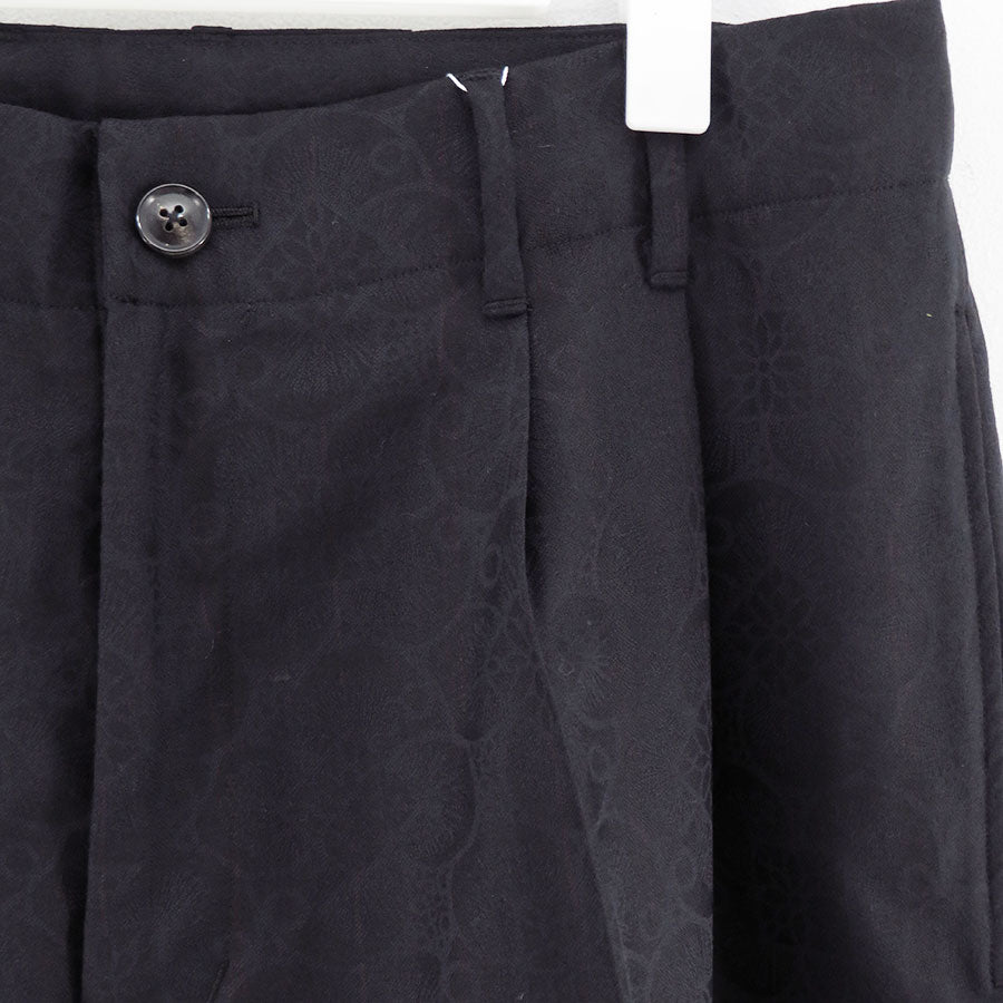 【nonnotte/ノノット】<br>2-Tuck Wide Tapered Trousers <br>N-25S-028