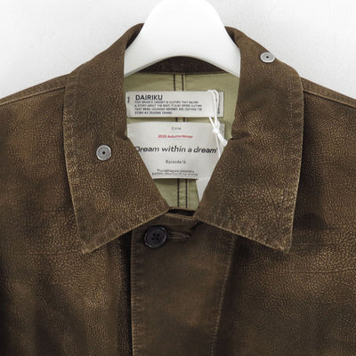 【DAIRIKU/ダイリク】<br>Artificial Leather Hunting Jacket <br>25AWJ1