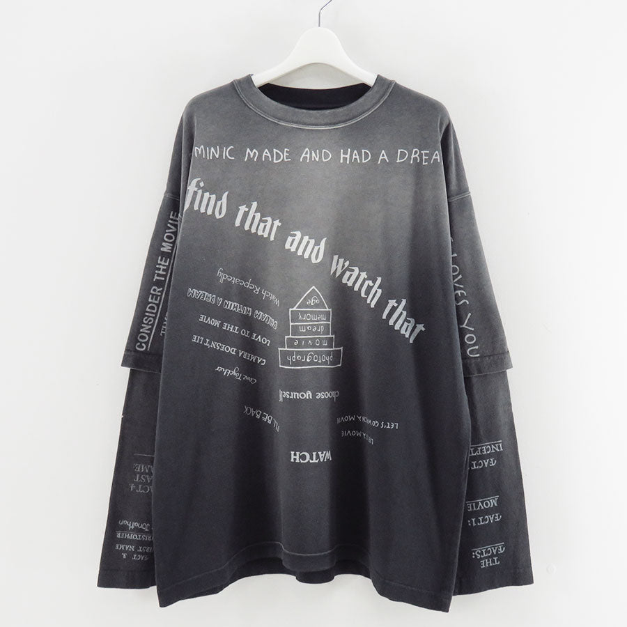 【DAIRIKU/ダイリク】<br>"TATTOO" Swithing Tee <br>25AWC3
