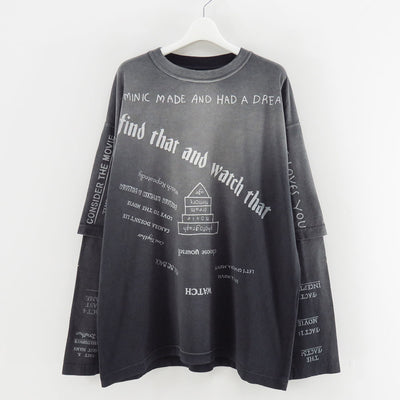 【DAIRIKU/ダイリク】<br>"TATTOO" Swithing Tee <br>25AWC3