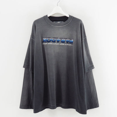 【DAIRIKU/ダイリク】<br>"PARADOX"Emboidery Swithing Tee <br>25AWC4