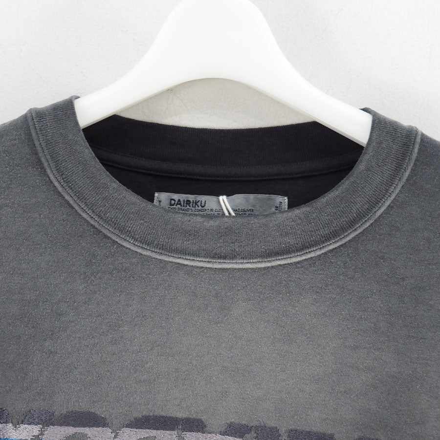 【DAIRIKU/ダイリク】<br>"PARADOX"Emboidery Swithing Tee <br>25AWC4