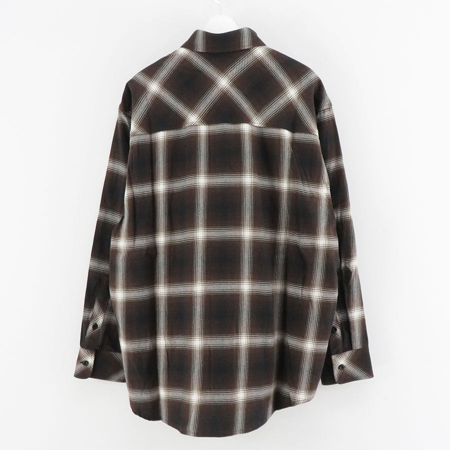 【Rafu/ラフ】<br>Standerd shirt (D.BROWN) <br>Rafu001