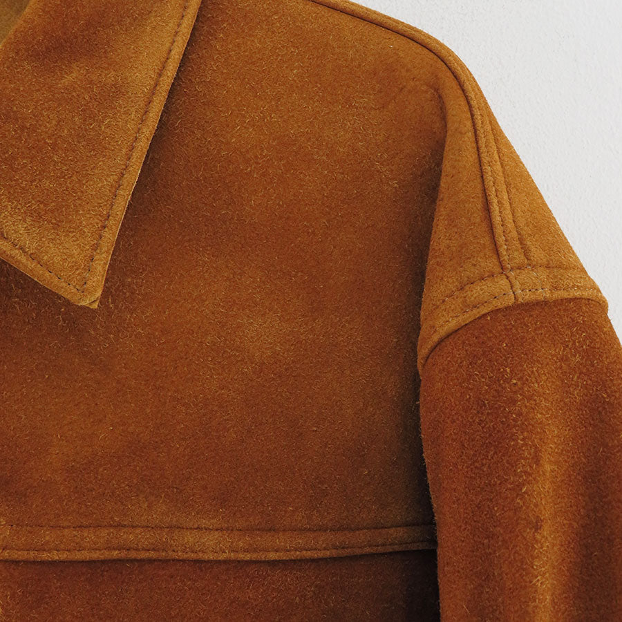【A.PRESSE/アプレッセ】<br>Vintage Suede Leather No.213 Jacket <br>25AAP-01-59