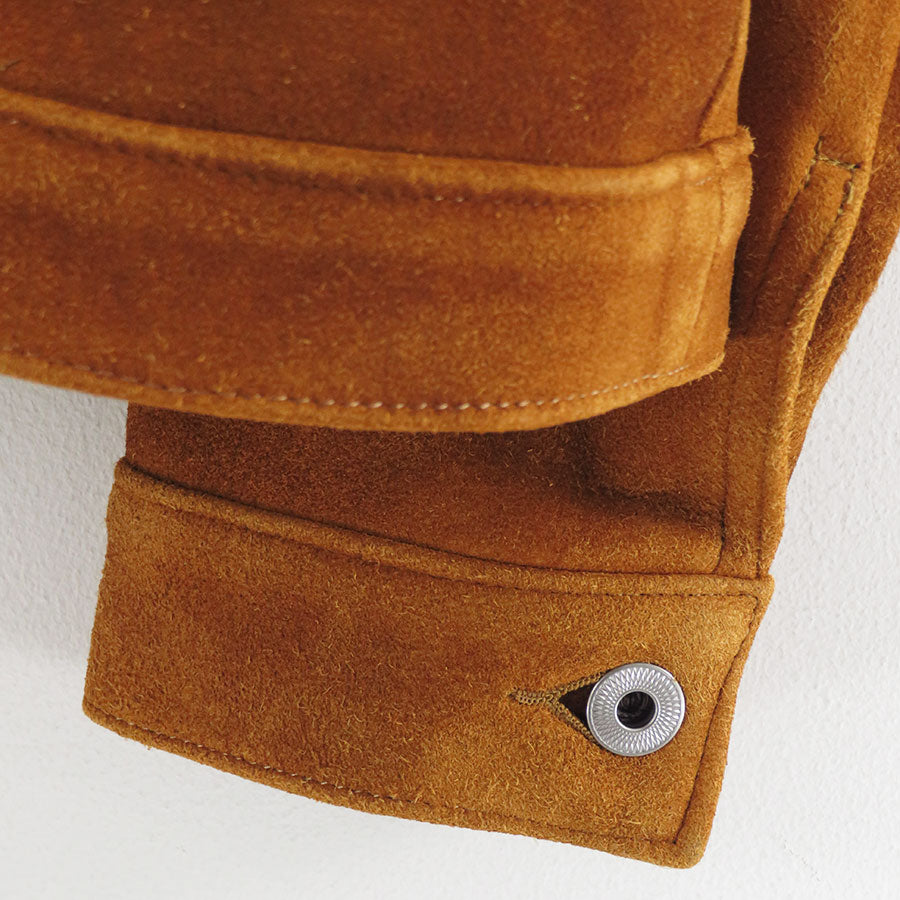 【A.PRESSE/アプレッセ】<br>Vintage Suede Leather No.213 Jacket <br>25AAP-01-59