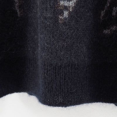 【NICENESS/ナイスネス】<br>FRANCES / フランセス (モヘヤシルク サンダークルーネックセーター) <br>NN-4201J16