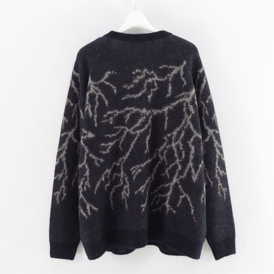 【NICENESS/ナイスネス】<br>FRANCES / フランセス (モヘヤシルク サンダークルーネックセーター) <br>NN-4201J16