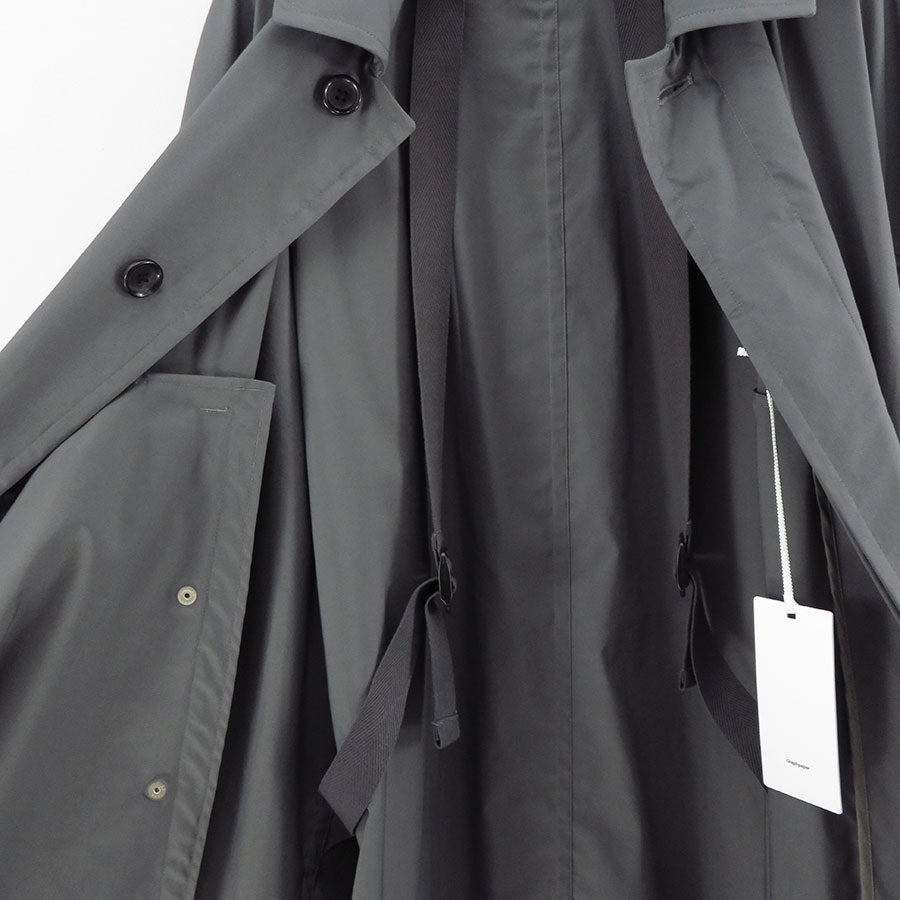 【Graphpaper/グラフペーパー】<br>Solotex Twill Oversized Coat <br>GU253-10160B