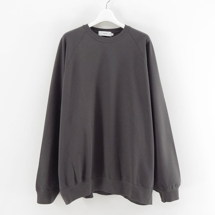 【Graphpaper/グラフペーパー】<br>Hard Terry Crew Neck Sweat <br>GM253-70195B