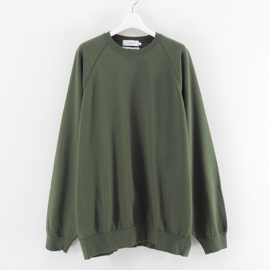 【Graphpaper/グラフペーパー】<br>Hard Terry Crew Neck Sweat <br>GM253-70195C