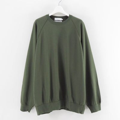 【Graphpaper/グラフペーパー】<br>Hard Terry Crew Neck Sweat <br>GM253-70195C