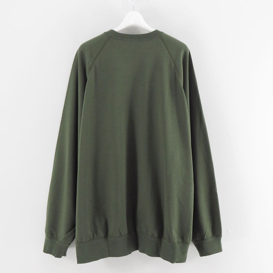 【Graphpaper/グラフペーパー】<br>Hard Terry Crew Neck Sweat <br>GM253-70195C
