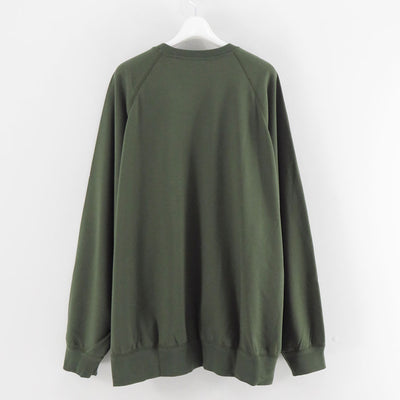 【Graphpaper/グラフペーパー】<br>Hard Terry Crew Neck Sweat <br>GM253-70195C