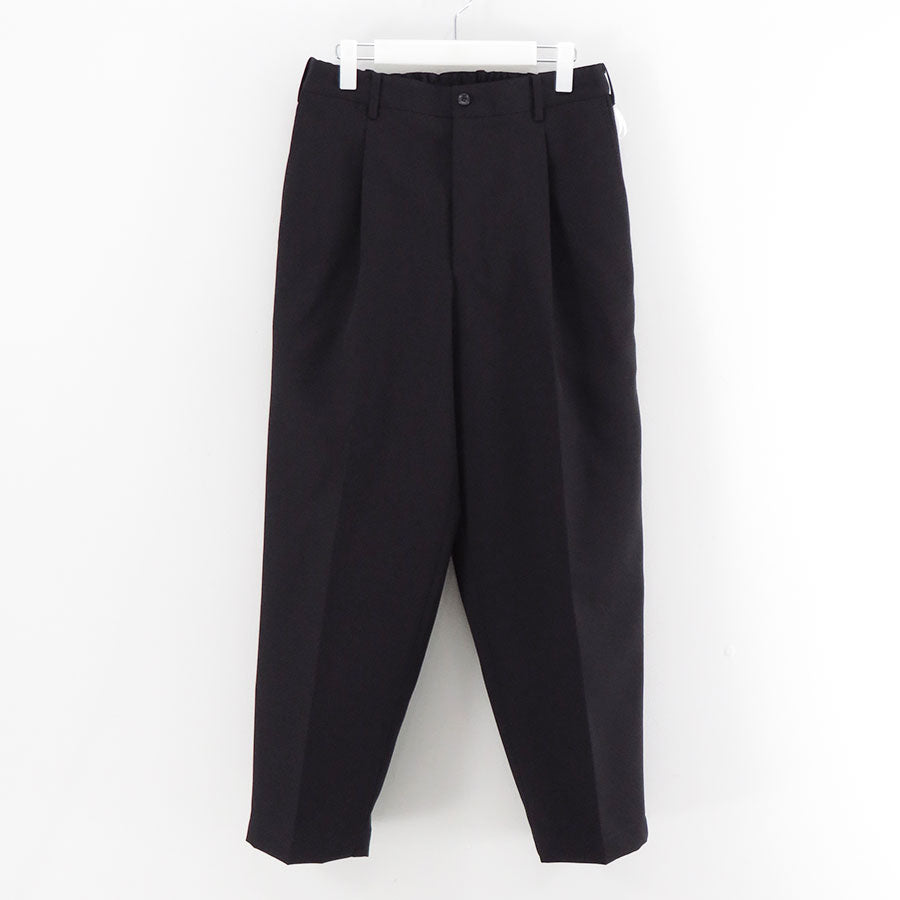 【Graphpaper/グラフペーパー】<br>Scale Off Wool Wide Tapered Slacks <br>GM253-40177B