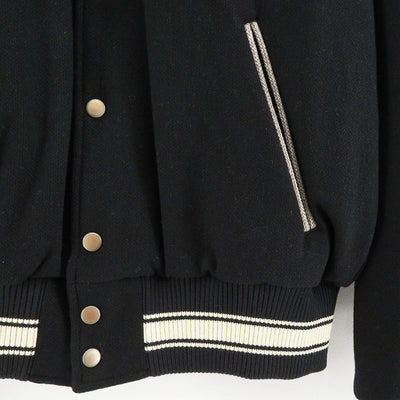【SUGARHILL/シュガーヒル】<br>MELTON STADIUM JACKET <br>23AWJK02