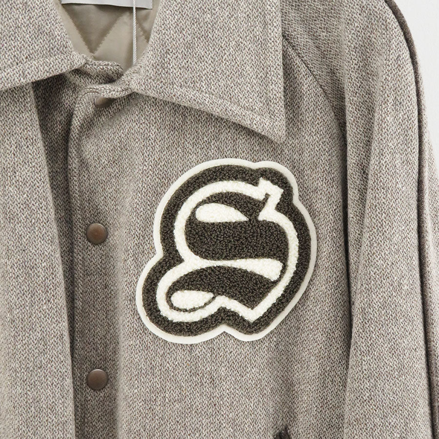 SUGARHILL/シュガーヒル】MELTON STADIUM JACKET 23AWJK02の通販