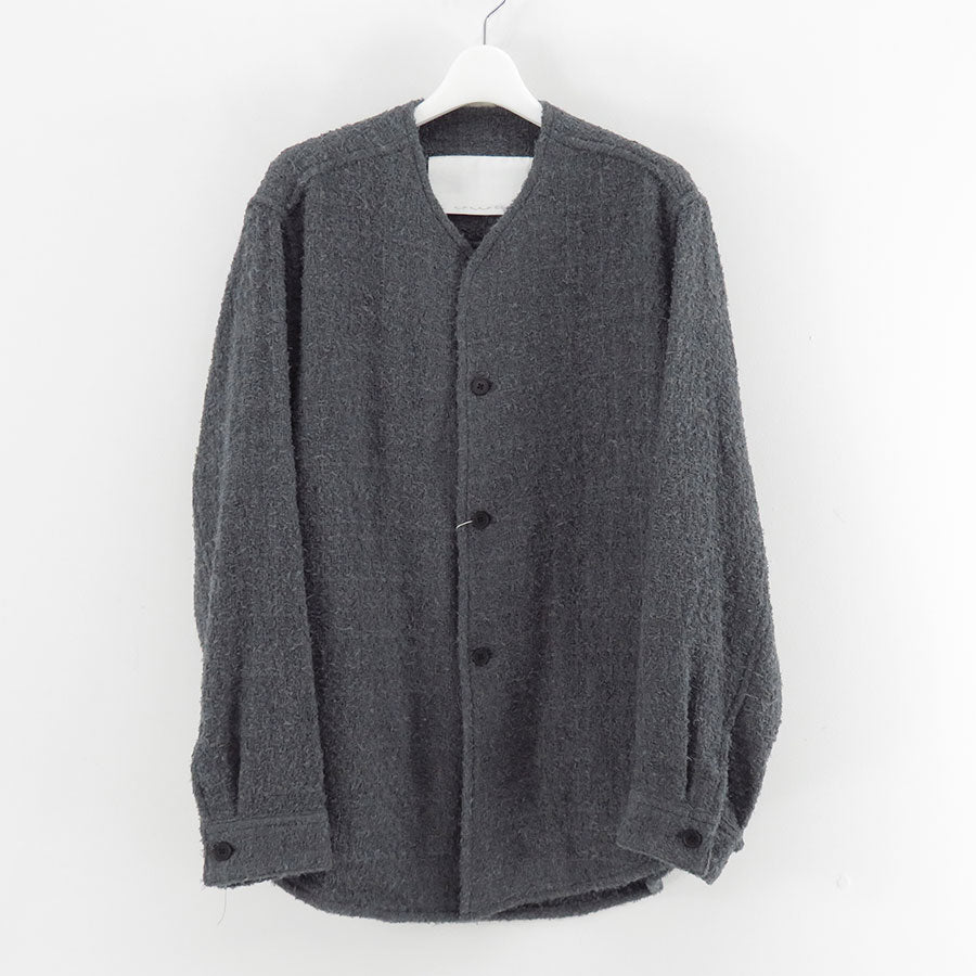 【nonnotte/ノノット】<br>No Collar Shirt Jacket <br>N-25A-023
