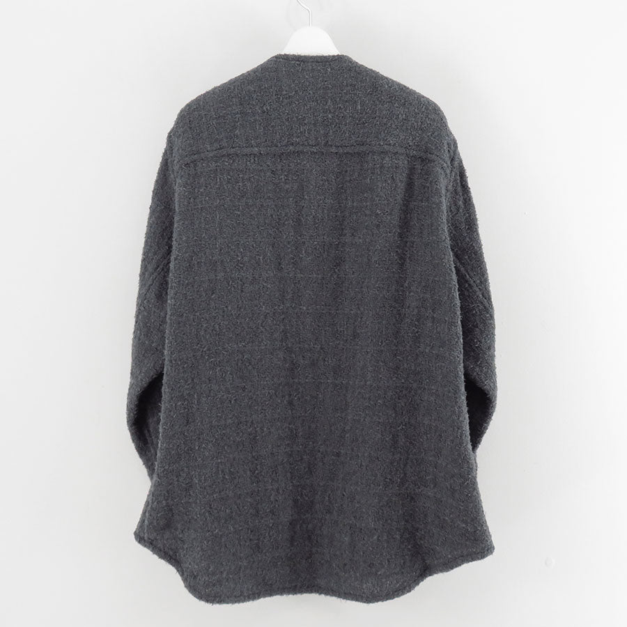 【nonnotte/ノノット】<br>No Collar Shirt Jacket <br>N-25A-023