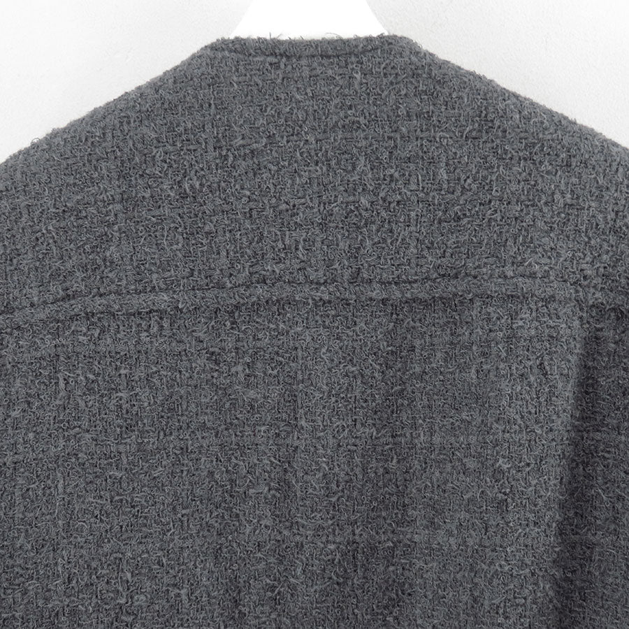 【nonnotte/ノノット】<br>No Collar Shirt Jacket <br>N-25A-023
