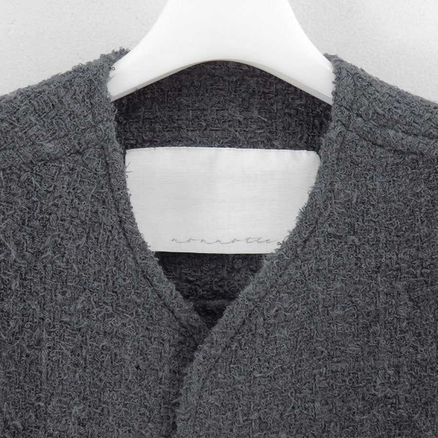【nonnotte/ノノット】<br>No Collar Shirt Jacket <br>N-25A-023