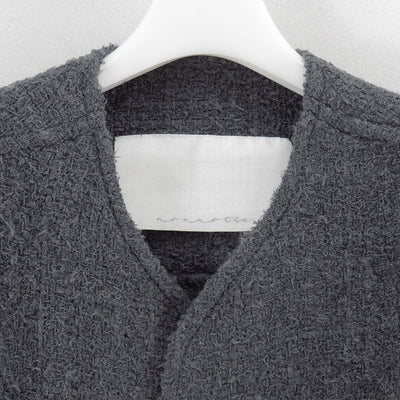 【nonnotte/ノノット】<br>No Collar Shirt Jacket <br>N-25A-023