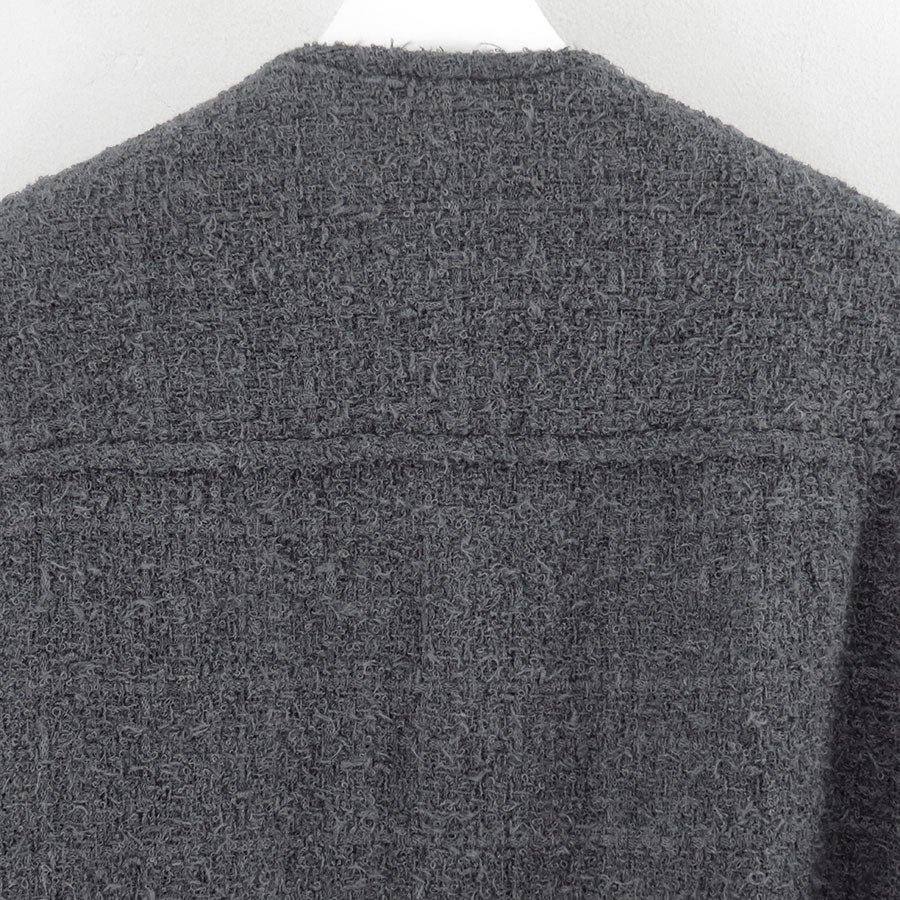 【nonnotte/ノノット】<br>No Collar Shirt Jacket <br>N-25A-023