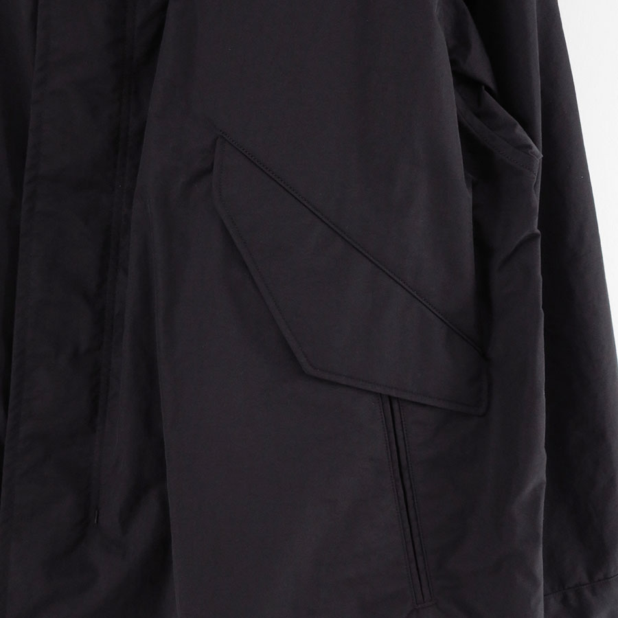 【ULTERIOR/アルテリア】<br>WASHED NYLON KARZE SHORT MIL-PARKA <br>ULBS40-KA189