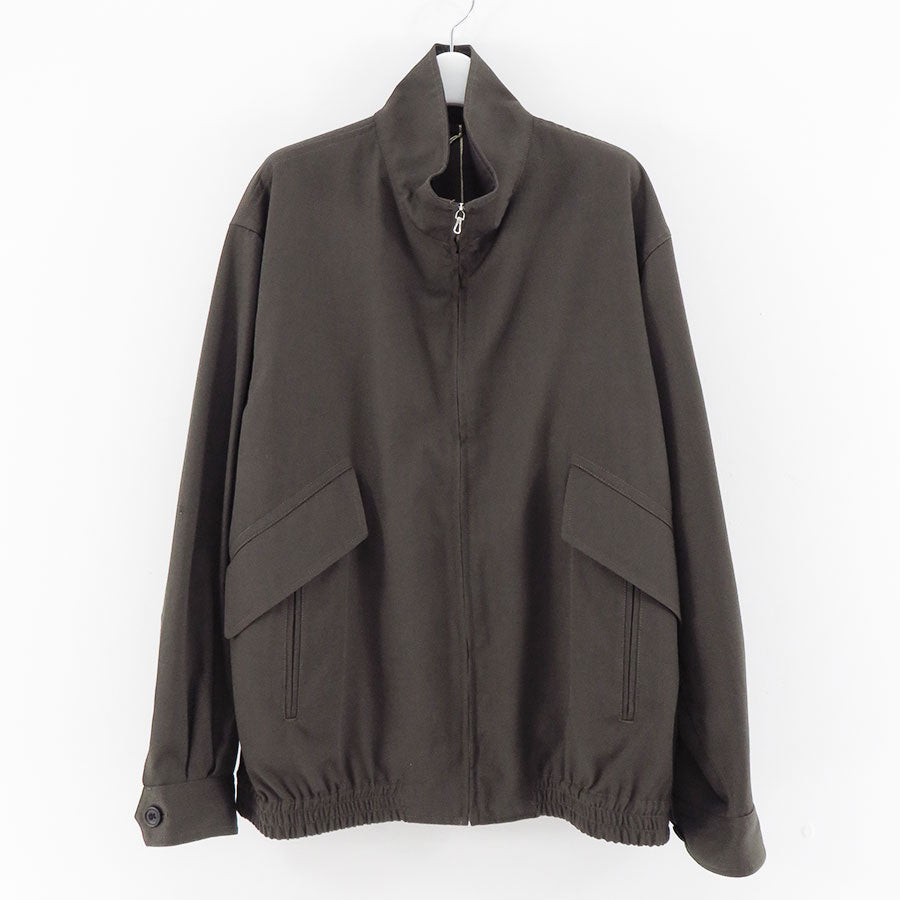 ULTERIOR/アルテリア】CHAMBRAY SOFT GABARDINE ZIP UP JKT