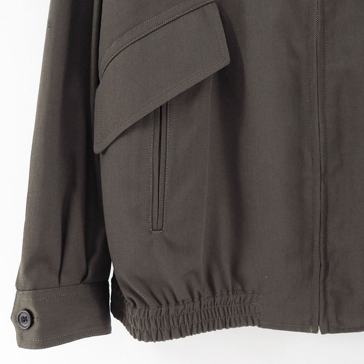 ULTERIOR/アルテリア】CHAMBRAY SOFT GABARDINE ZIP UP JKT
