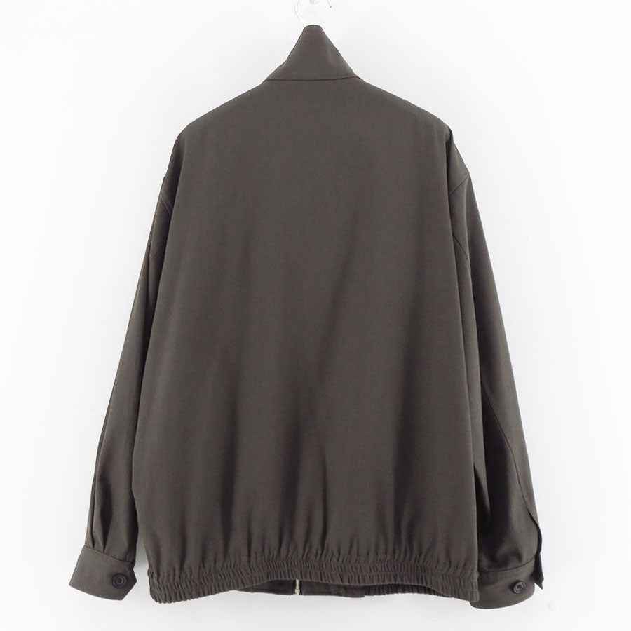 ULTERIOR CHAMBRAY GABARDINE COVERALL【美品】 ULTERIOR/アルテリア】CHAMBRAY SOFT GABARDINE ZIP UP JKT