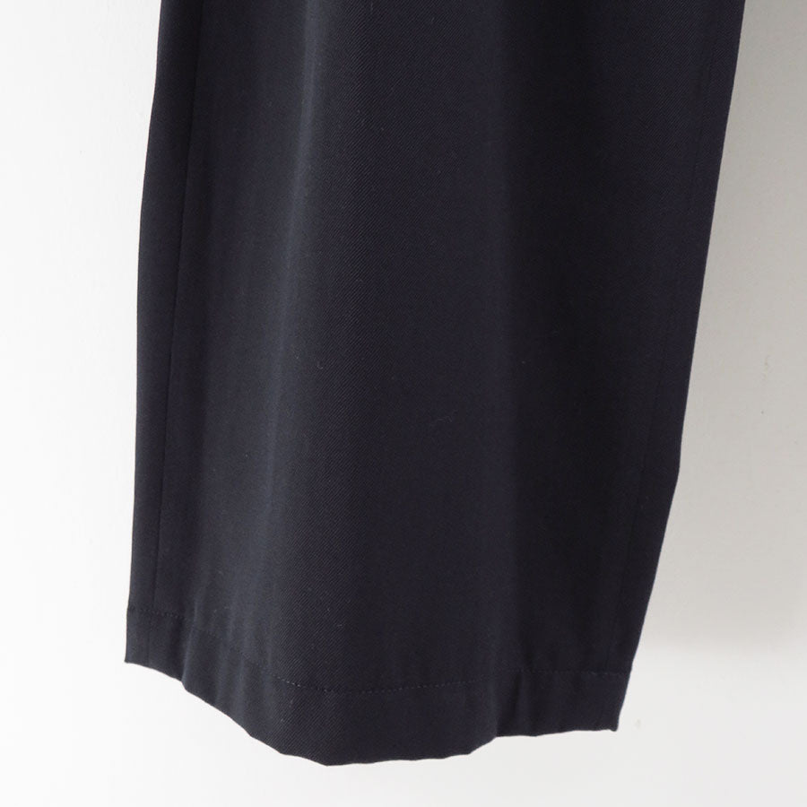 ULTERIOR/アルテリア】CHAMBRAY SOFT GABARDINE DRAWSTRING PANTS 
