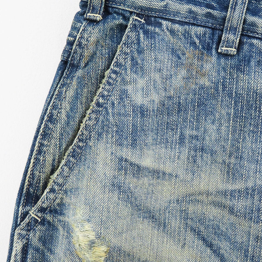 【Porter Classic/ポータークラシック】<br>STEINBECK DENIM PAINTER PANTS (VINTAGE CUSTOM) <br>PC-005-2497