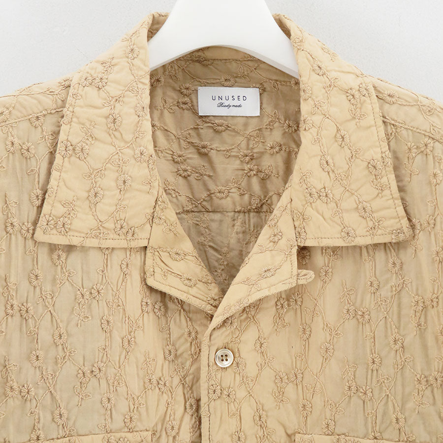 UNUSED/アンユーズド】Long sleeve embroidery shirt US2548の通販