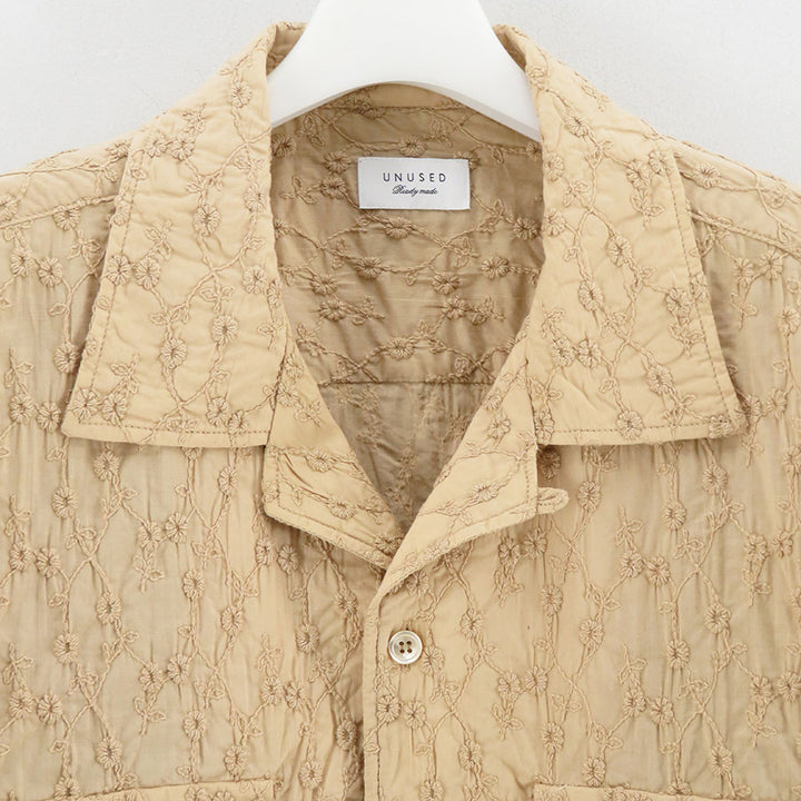 UNUSED/アンユーズド】Long sleeve embroidery shirt US2548の通販