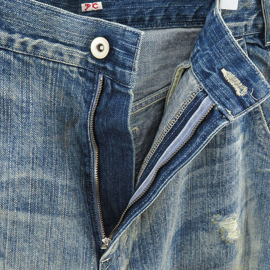 【Porter Classic/ポータークラシック】<br>STEINBECK DENIM PAINTER PANTS (VINTAGE CUSTOM) <br>PC-005-2497