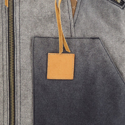 【KHOKI/コッキ】<br>Vintage-effect quilt vest <br>25fw-v-01