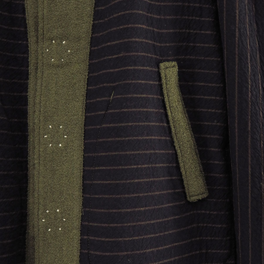 【KHOKI/コッキ】<br>No-collar wool jacket <br>25fw-jk-05