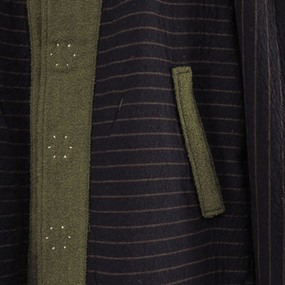 【KHOKI/コッキ】<br>No-collar wool jacket <br>25fw-jk-05
