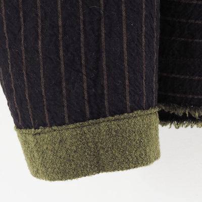 【KHOKI/コッキ】<br>No-collar wool jacket <br>25fw-jk-05