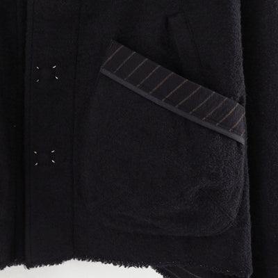 【KHOKI/コッキ】<br>No-collar wool jacket <br>25fw-jk-05