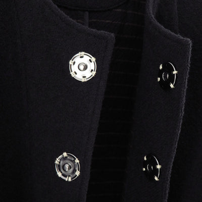 【KHOKI/コッキ】<br>No-collar wool jacket <br>25fw-jk-05