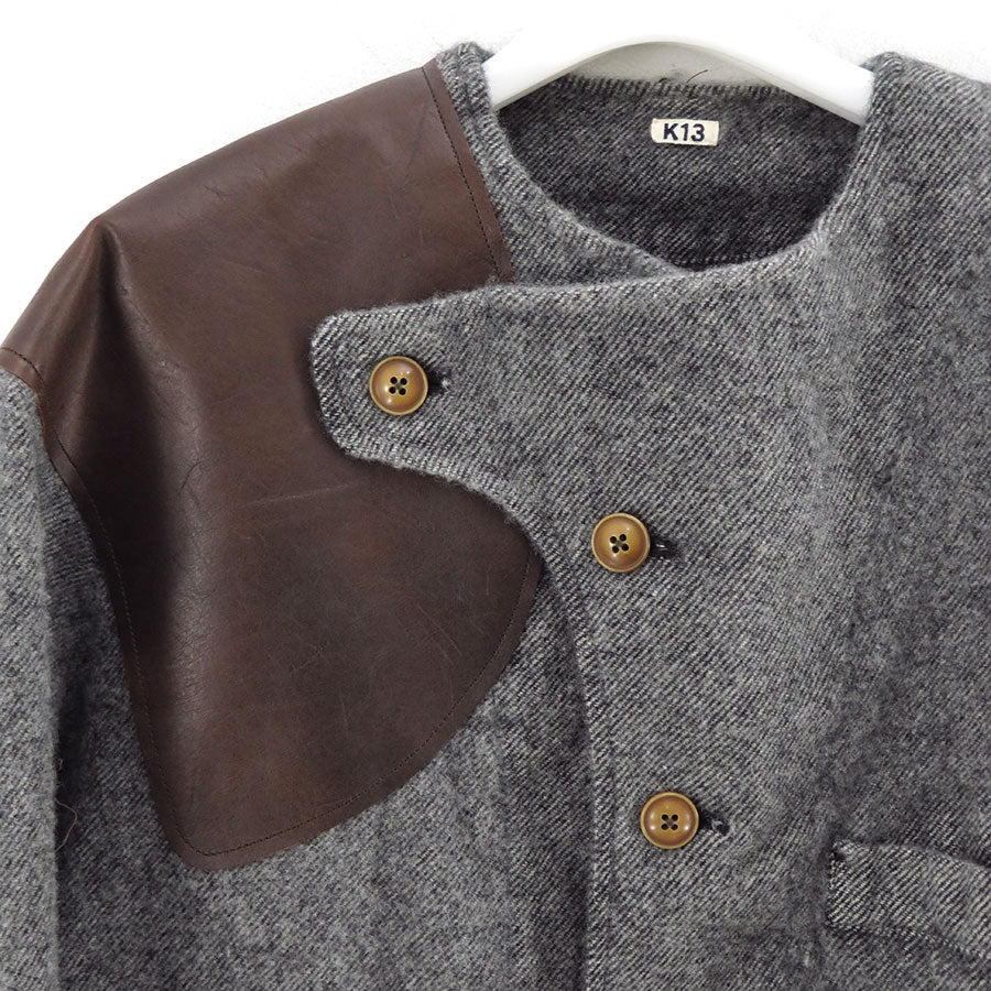 【KHOKI/コッキ】<br>Asymmetric jacket <br>25fw-jk-08