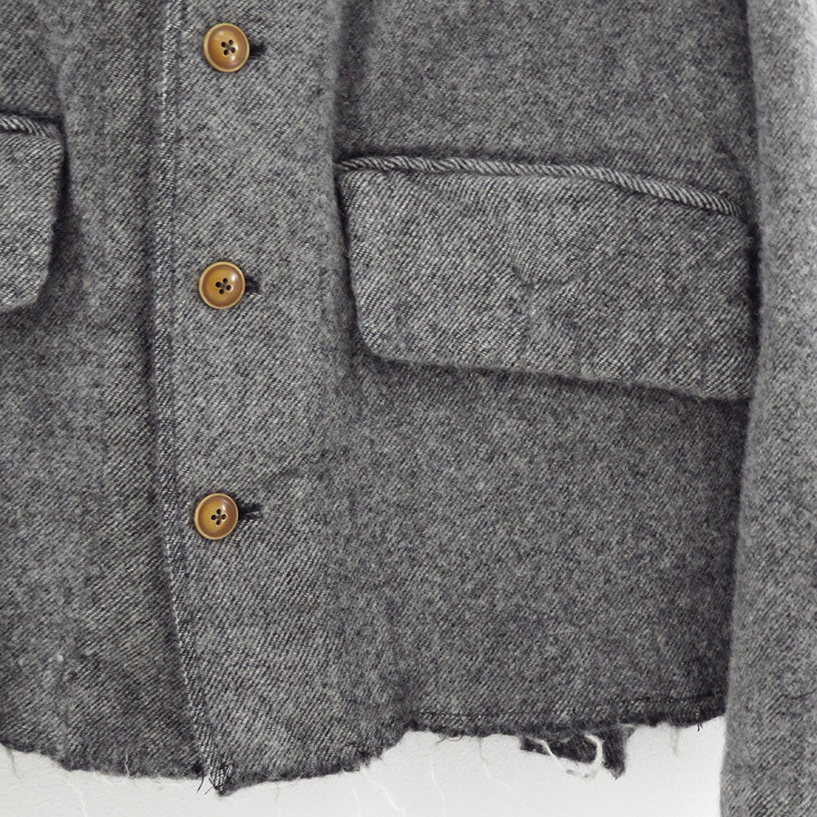 【KHOKI/コッキ】<br>Asymmetric jacket <br>25fw-jk-08