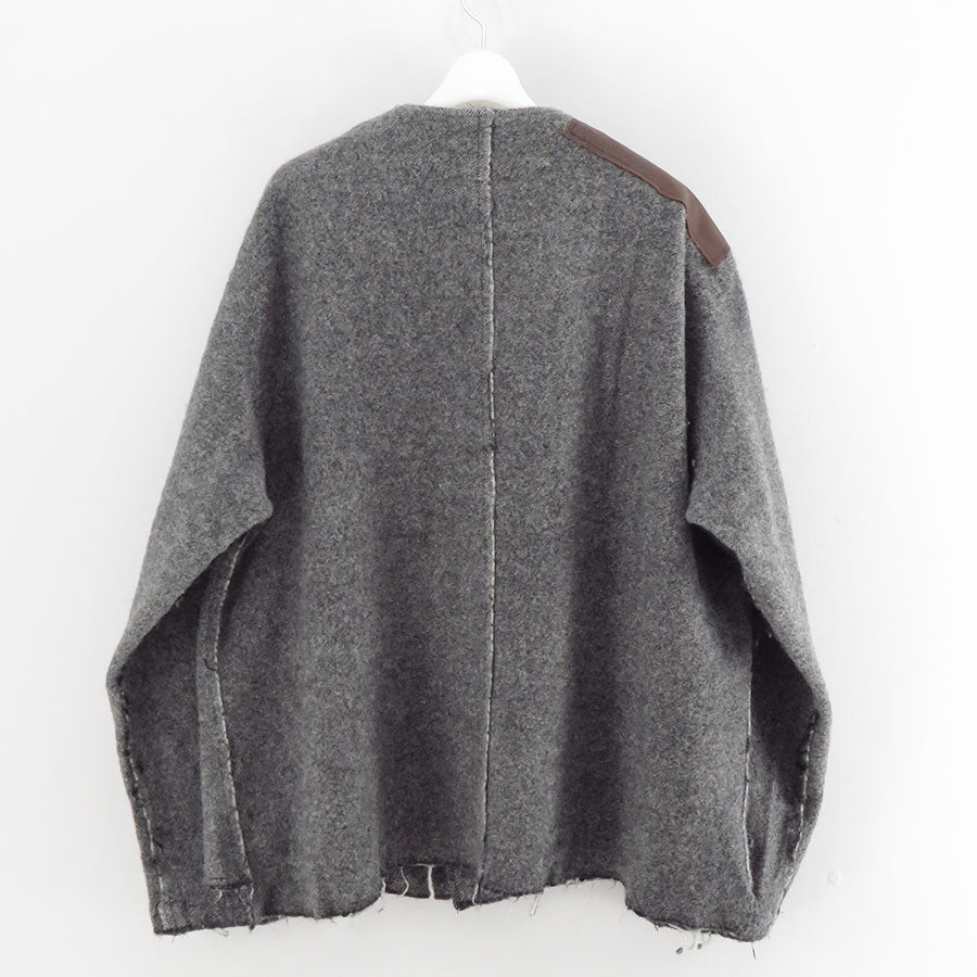 【KHOKI/コッキ】<br>Asymmetric jacket <br>25fw-jk-08