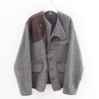 【KHOKI/コッキ】<br>Asymmetric jacket <br>25fw-jk-08
