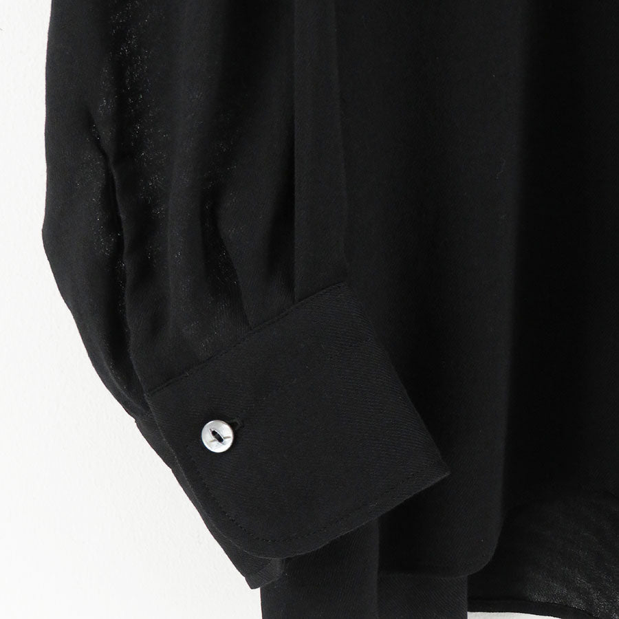 MAATEE&SONS/マーティーアンドサンズ】OPEN COLLAR SHIRTS SILKRAYON